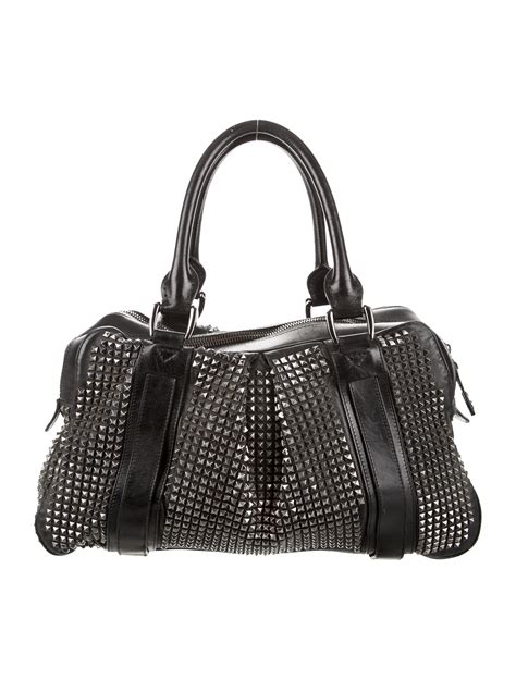 Burberry Studded Knight Bag Handbags Bur68687 The Realreal