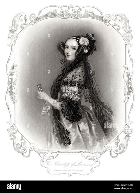 1845 Ca Gran BretaÑa Retrato De La Británica Ada Byron También