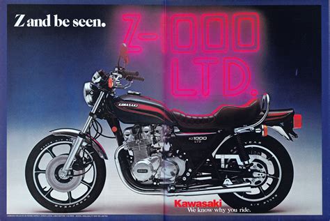 Racing Cafè Vintage Brochures Kawasaki Z 1000 Ltd 1977 Usa