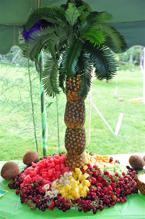 Palm Tree 1 Pineapple Palm Tree Fruit Display Fruit Party