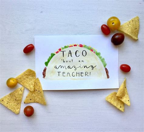 Taco Bout A Great Teacher Free Printable