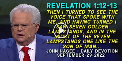 John Hagee September 29 2022 Daily Devotional Revelation 112 13