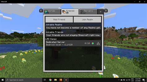 Minecraft Unable To Connect To Dedicated Bedrock Server From The Same