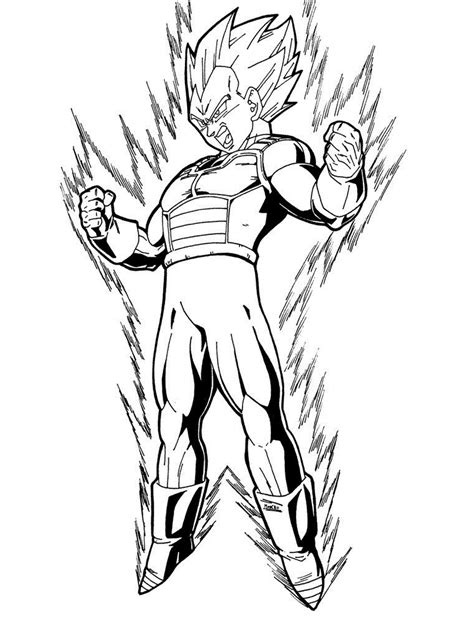 Top 20 Printable Vegeta Coloring Pages Anime Coloring Pages Coloring