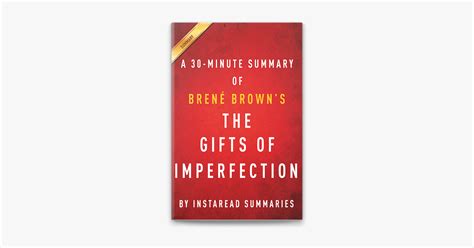 ‎the Ts Of Imperfection By Brene Brown A 30 Minute Summary On Apple