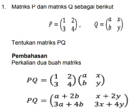 Contoh Soal Matriks Singular Ordo 3x3 Dan Pembahasannya ...