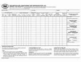 Refrigeration Log