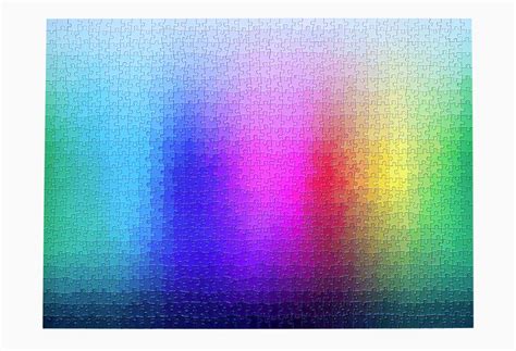1000 Colours Puzzle 1000 Pieces Clemens Habicht Colour Puzzles