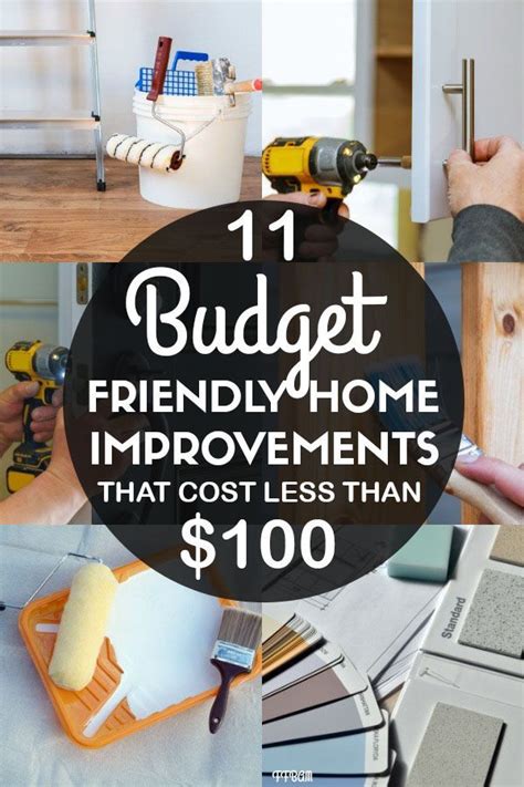 14 Budget Friendly Home Improvements That Cost Less Than 100 To