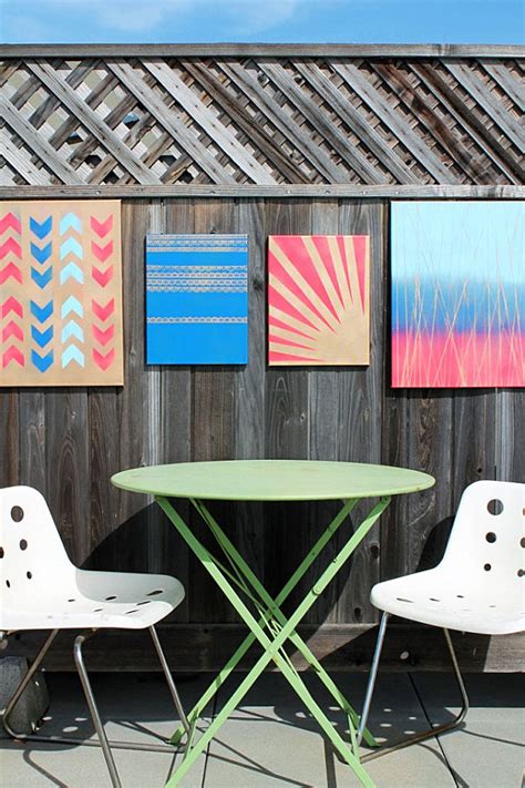 10 Diy Wall Art Projects For The Outdoors Decoist