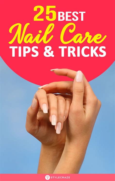 25 Easy And Natural Nail Care Tips And Tricks To Try At Home Nail