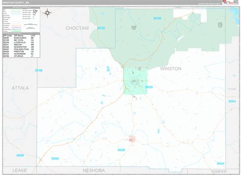 Winston County Ms Maps