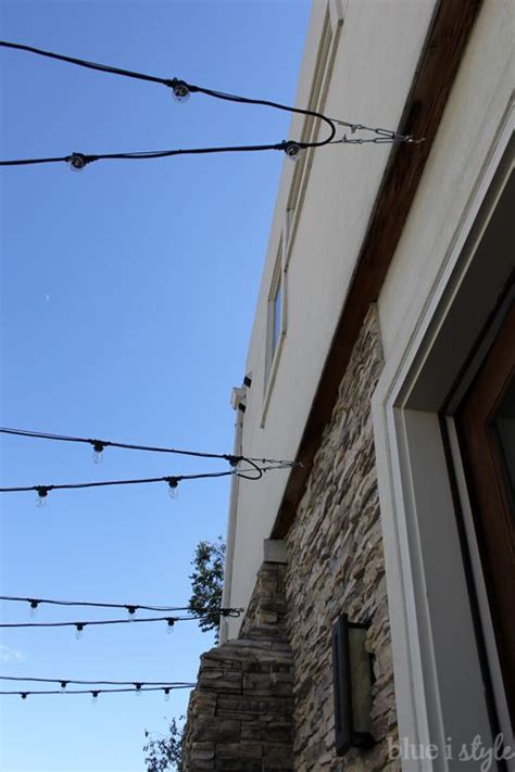 How To Install Poles To Hang String Lights In Your Backyard Artofit