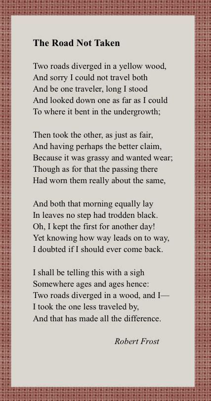Robert Frost 1874 1963 I Love This Poem Poems Quotes Robert Frost