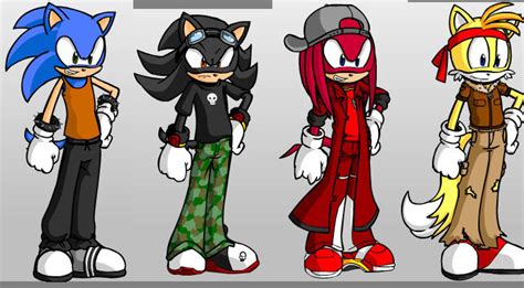 Sonic Shadow Knuckles Tails By Segaaaa On Deviantart