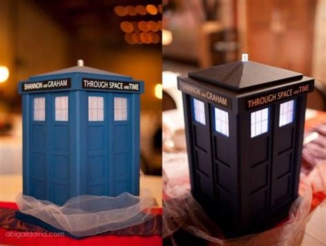 Doctor Who Wedding Tardis Centrepiece Nerd Wedding Doctor Who