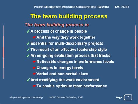 Teams can be built for darn near anything: The team building process