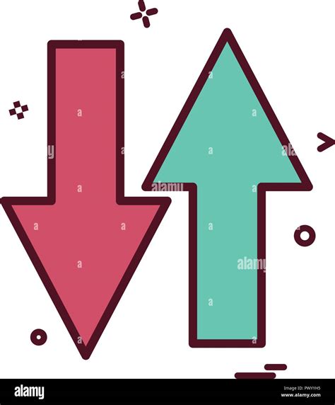 Arrow One Way Road Sign Icon Vector Design Stock Vector Image And Art Alamy