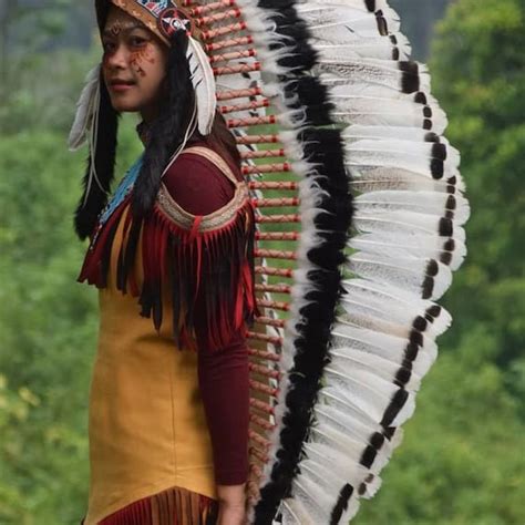 Authentic Native American Headdress Arab Headdresswomens Etsy