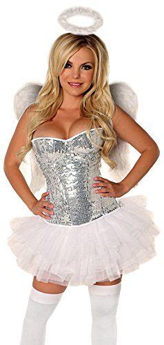 Daisy Corsets Womens Elite 4 Piece Sequin Angel Costume Angel Costume Costumes For Women Women