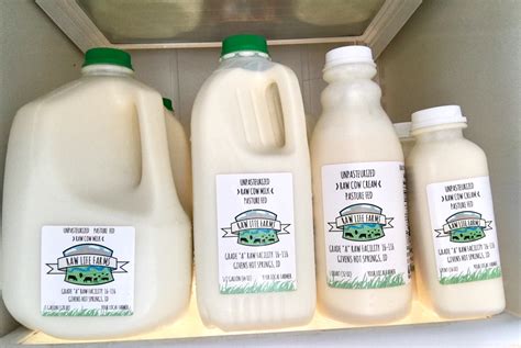 Whole Raw Milk Gallon Raw Life Farms