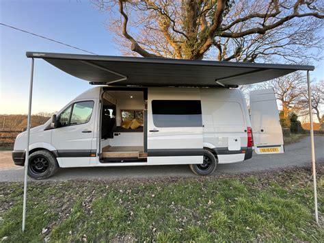 Vw Crafter Camper Entirely Bespoke Off Grid On Site Lwb Motorhome Quirky Campers
