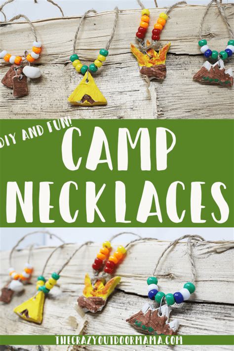 Summer Camp Craft For Kids Easy And Fun Camp Necklaces The Crazy