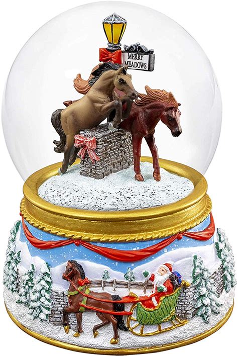 Breyer Horses 2019 Holiday Merry Meadows Musical Snow Globe Walmart