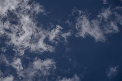 Whispy Clouds In A Blue Sky Free Stock Photo Public Domain Pictures
