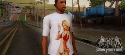 Gta 5 Hot Girl T Shirt For Gta San Andreas