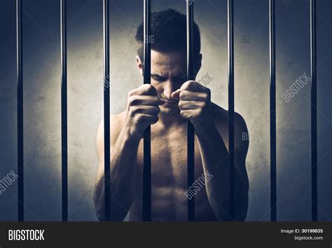 Young Man Prison Image And Photo Free Trial Bigstock
