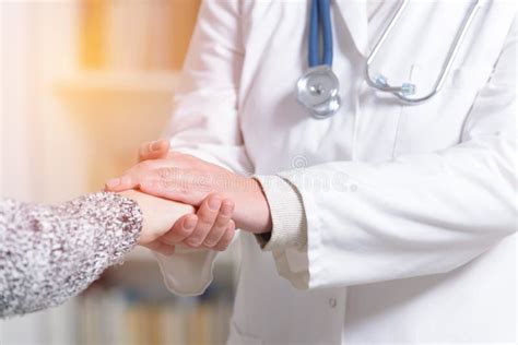 Doctor Holding Patient S Hand Stock Photo Image Of Holding Helpful