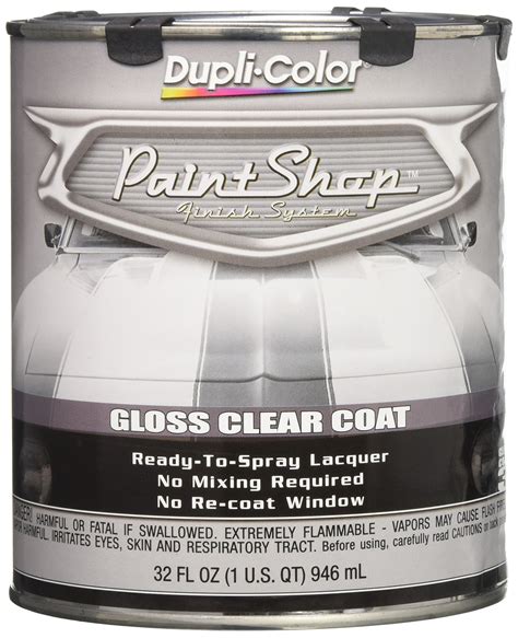 Dupli Color Ebsp30000 Clear Coat Paint Shop Finish System 32 Oz