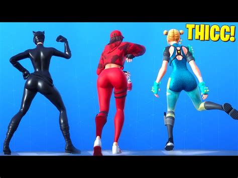 Top 10 Best Thicc Dances And Emotes In Fortnite Thicc