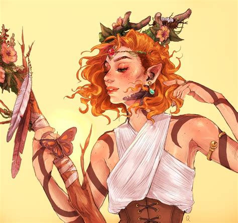 Keyleth An Art Print By Courtney Facca Inprnt Rpg Character