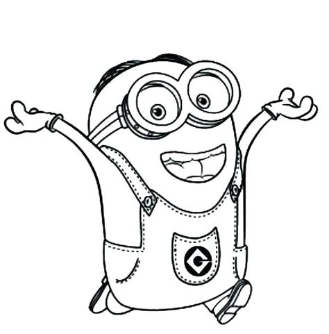 Bob The Minion Coloring Pages At Free Printable