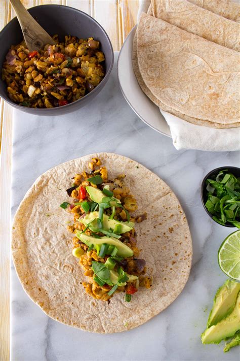 Vegan Tempeh Tacos Burritos Healthy Plant Based Meals