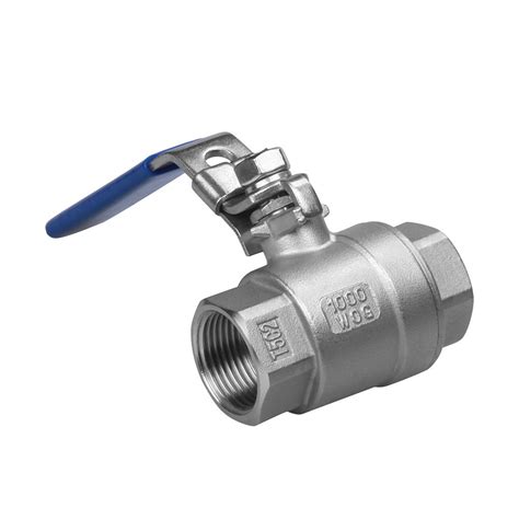 34 Inch 2pc Ball Valve Female Thread Stainless Steel Ss 304 Npt