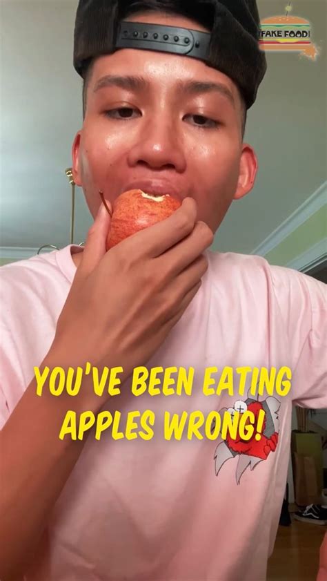 you ve been eating apples wrong this whole time… food shows food hacks fake food