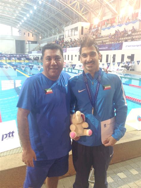 Kuwaiti Swimmer Yousef Al Askari Won The First Place In The 200m