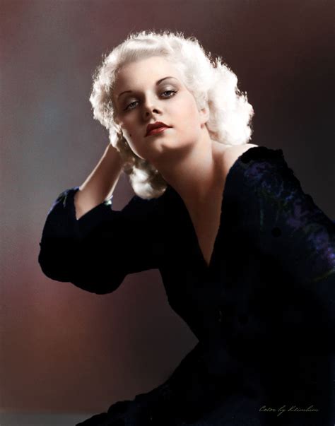 Jean Harlow Fan Art Jean Harlow Jean Harlow Harlow Colorized History