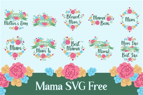 Mama SVG Free Graphic by Free Graphic Bundles · Creative Fabrica
