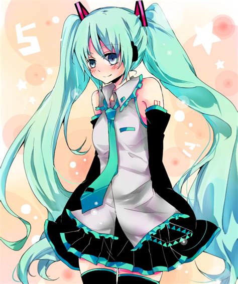 Hatsune Miku Vocaloid Drawn By Night Moon Danbooru