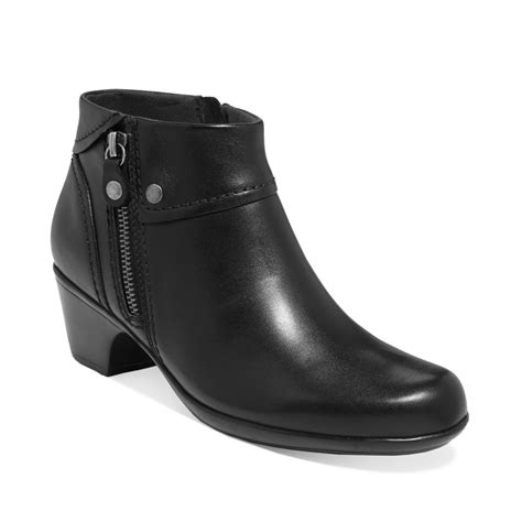 Clarks Clarks Womens Boots Ingalls Thames Ankle Booties In Black Lyst