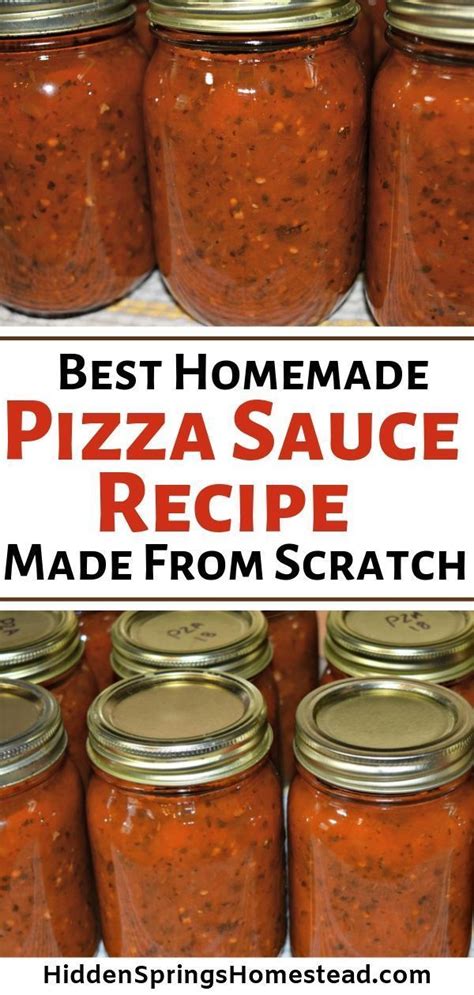 Instead of tomato sauce, smear the pizza with pesto then top it off try these healthy pizza recipes and enjoy a delicious meal without the guilt. Easy Homemade Pizza Sauce | Recipe | Making homemade pizza ...