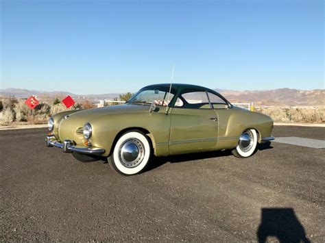 Very Rare 1956 Volkswagen Karmann Ghia Lowlight Low Light Coupe Numbers