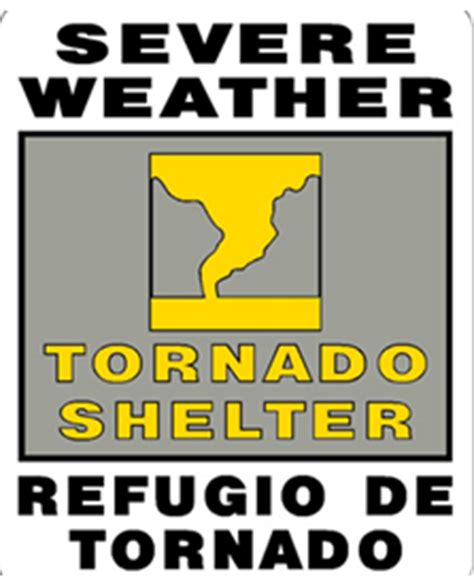 Similarly to a severe thunderstorm watch or a tornado watch, a flash flood watch means conditions are favorable for heavy rain triggering flash flooding. Tornado Shelter warning sign - SmartSign Blog