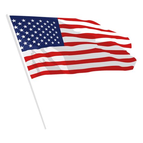 American flag clipart transparent background 1 » Clipart Station png image