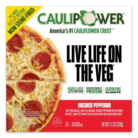 Caulipower Uncured Pepperoni Stone Fired Cauliflower Crust Pizza 113