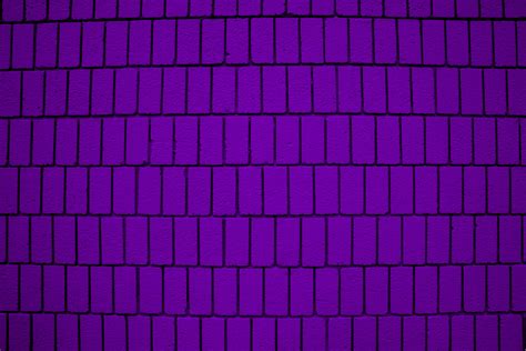 Purple Brick Wall Texture With Vertical Bricks Picture
